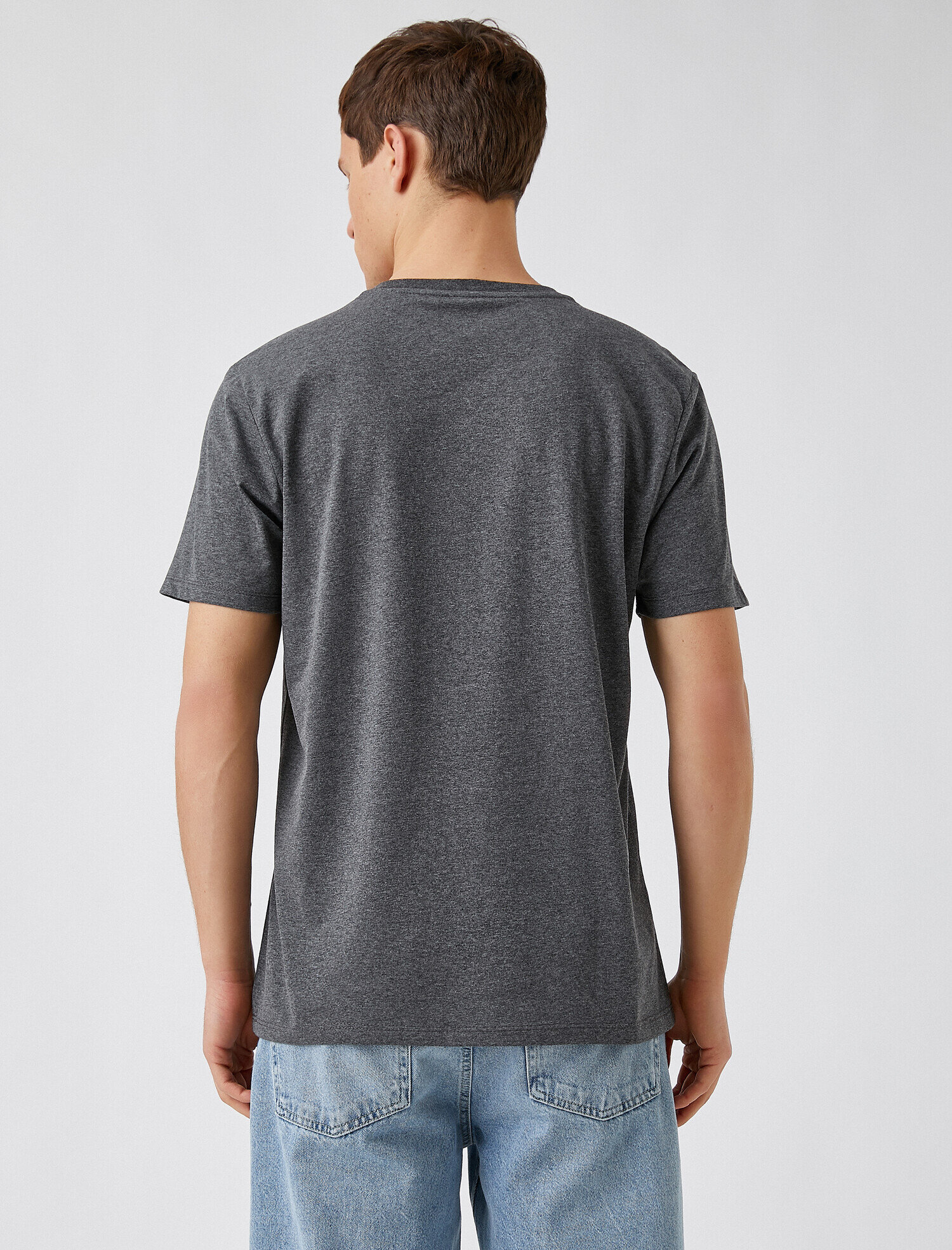   Standart Fit Kurt Baskılı Tişört