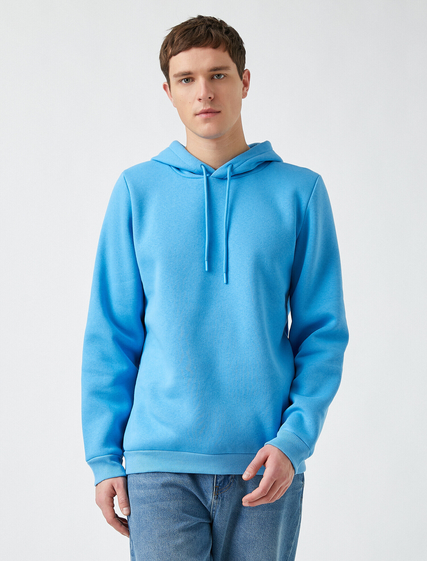   Basic Kapüşonlu Sweatshirt