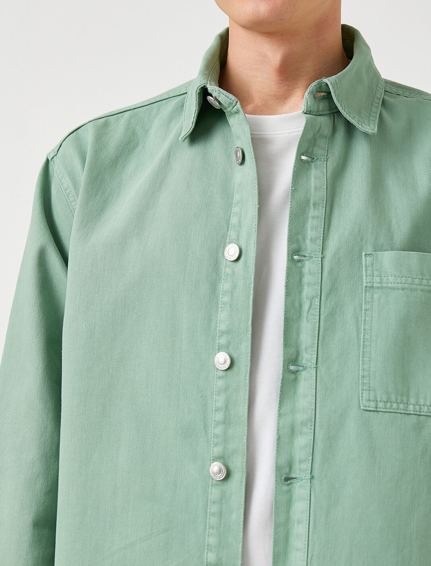 Oversize Kot Gömlek Ceket