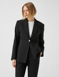 V Yaka Blazer Ceket