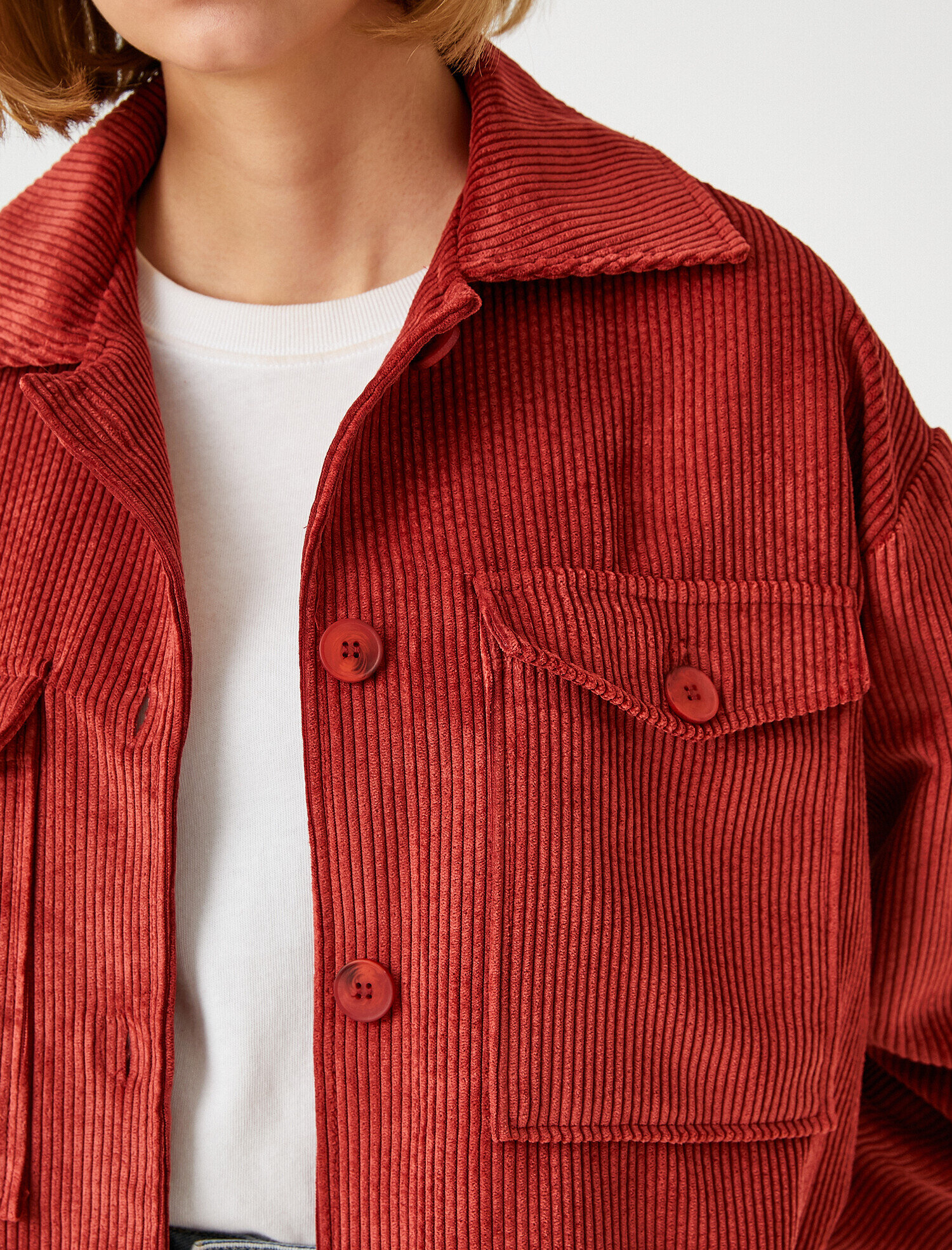   Kadife Gömlek Ceket