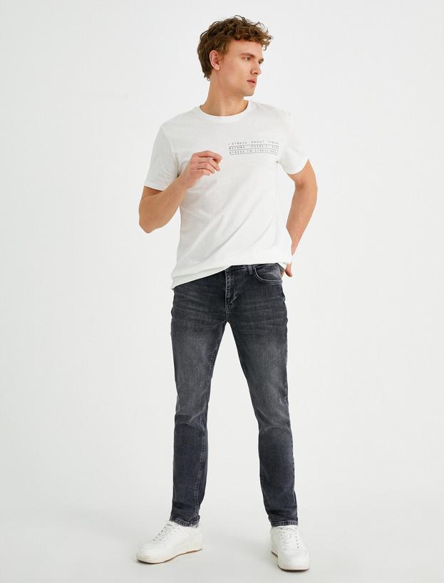  Slim Fit Kot Premium Pantolon - Brad Jean