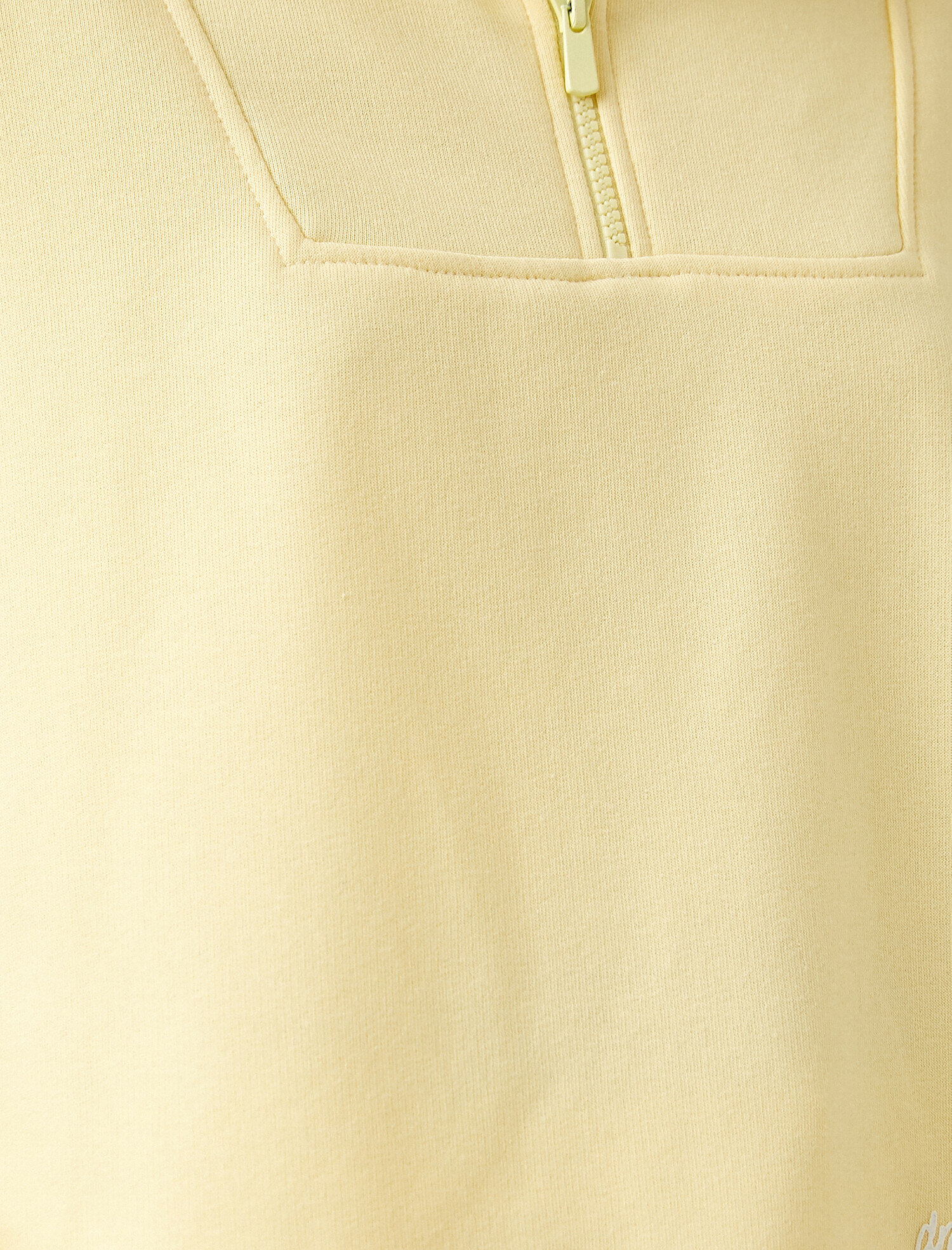   Pamuklu Dik Yaka Basic Sweatshirt