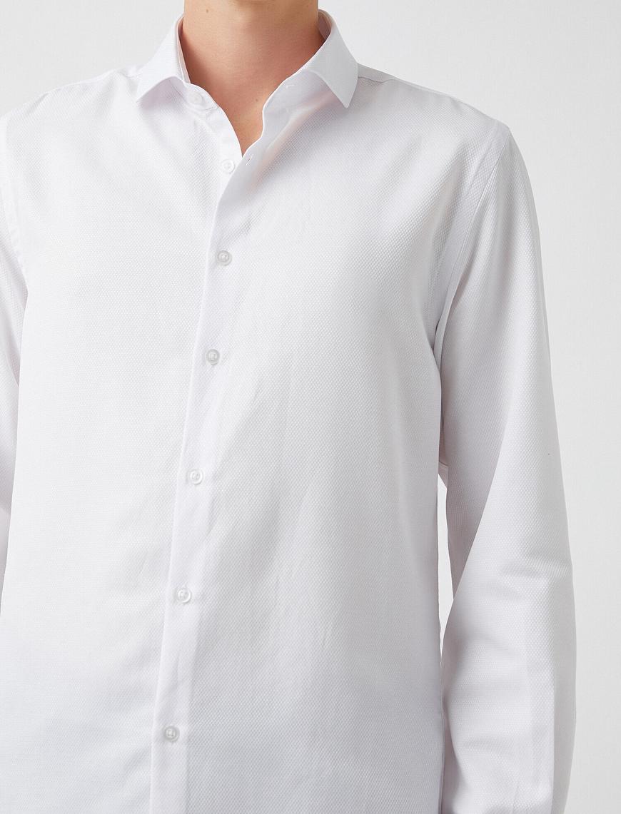   Spor Gömlek Slim Fit Non Iron