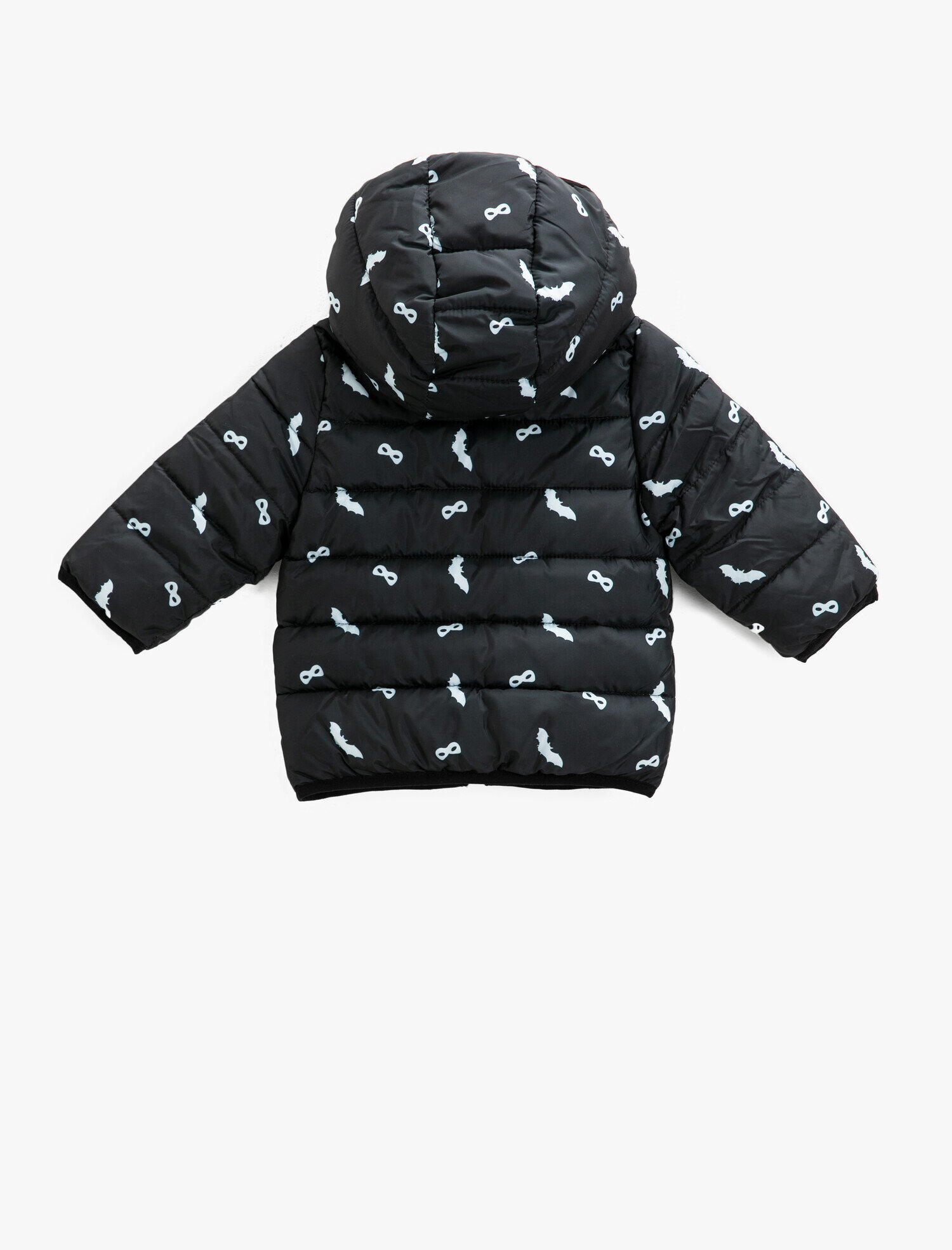  Erkek Bebek Baskılı Kapüşonlu Anorak Mont