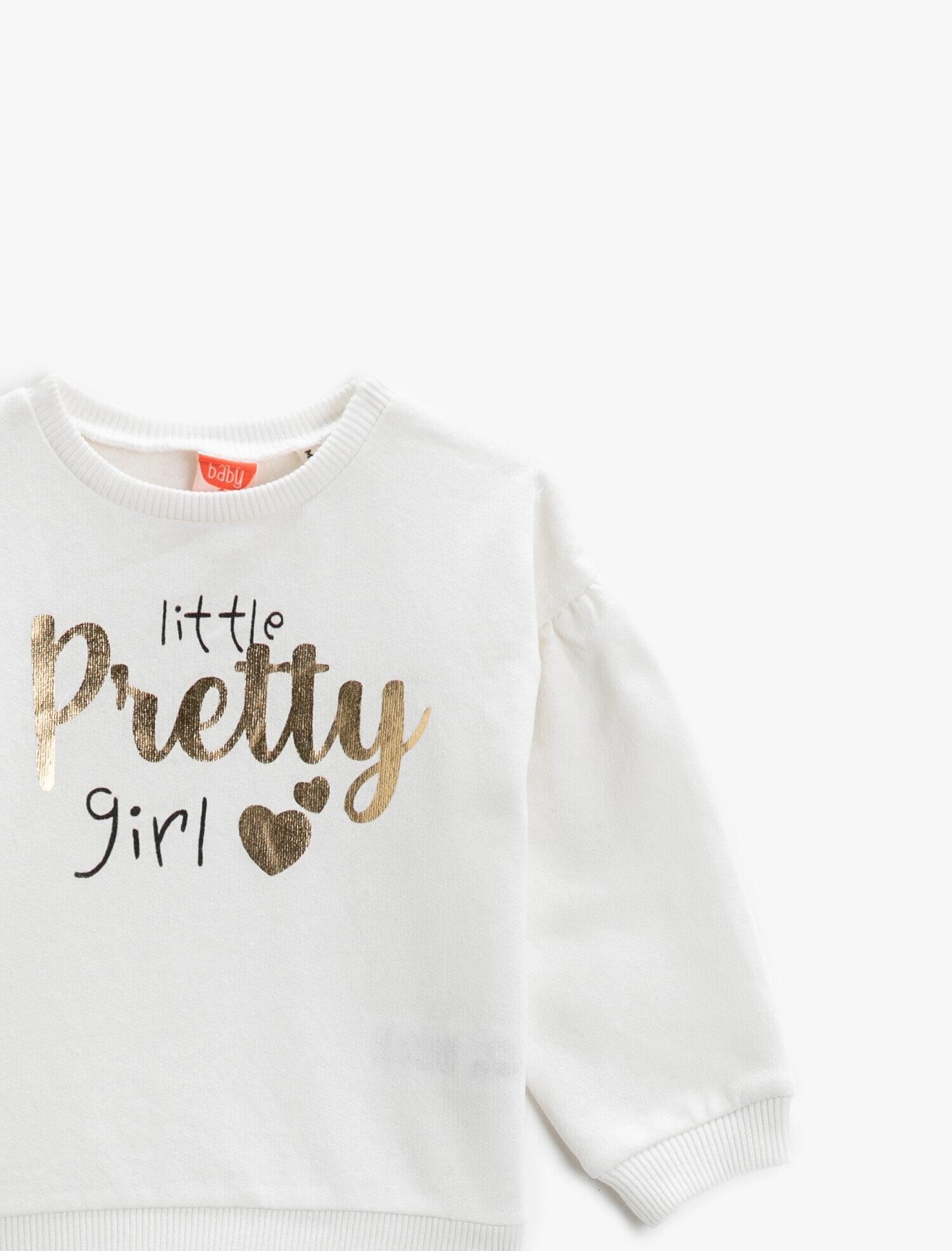  Kız Bebek Eşofman Takımı Jogger Eşofman Altı Baskılı Sweatshirt Pamuklu