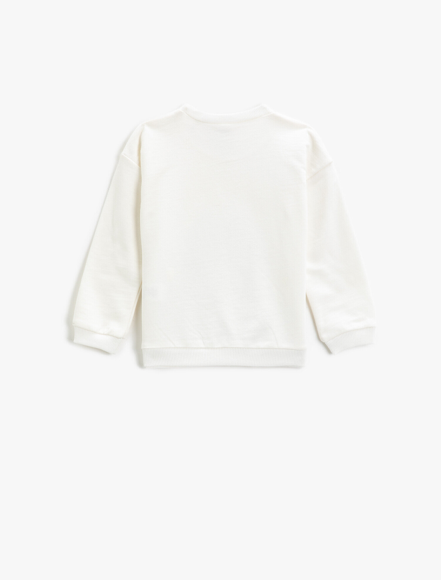 Kız Bebek Minnie Mouse Baskılı Sweatshirt Bisiklet Yaka Lisanslı Pamuklu