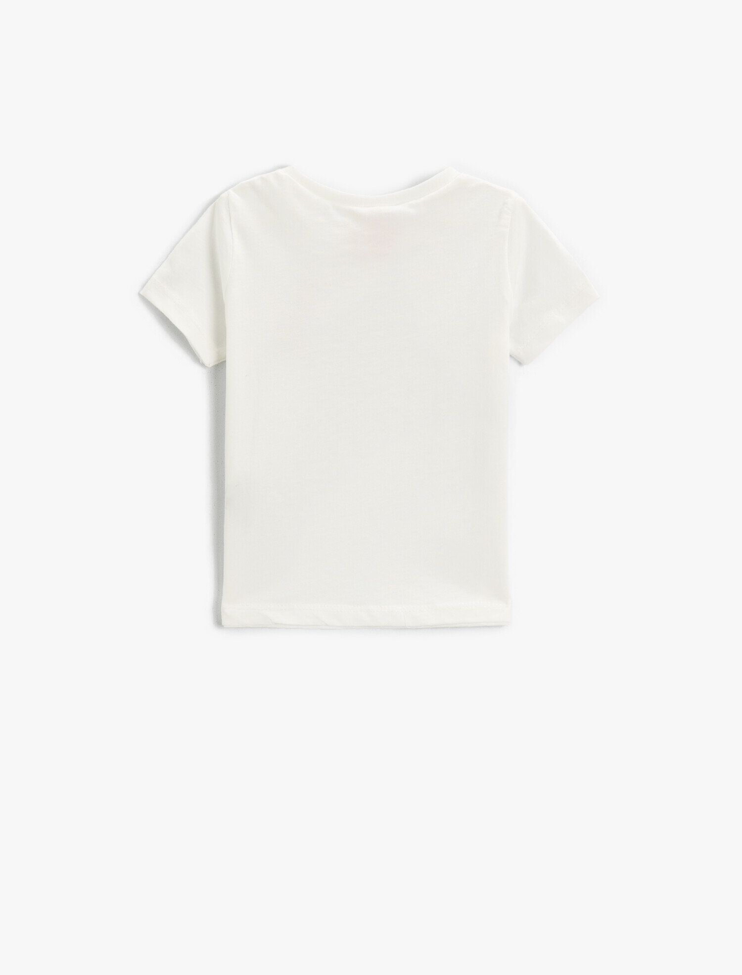  Erkek Bebek Zürafa Baskılı Kısa Kollu Tişört Pamuklu