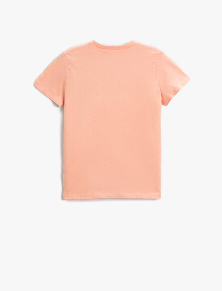 Erkek Çocuk Yaz Temalı Baskılı Kısa Kollu Tişört Pamuklu