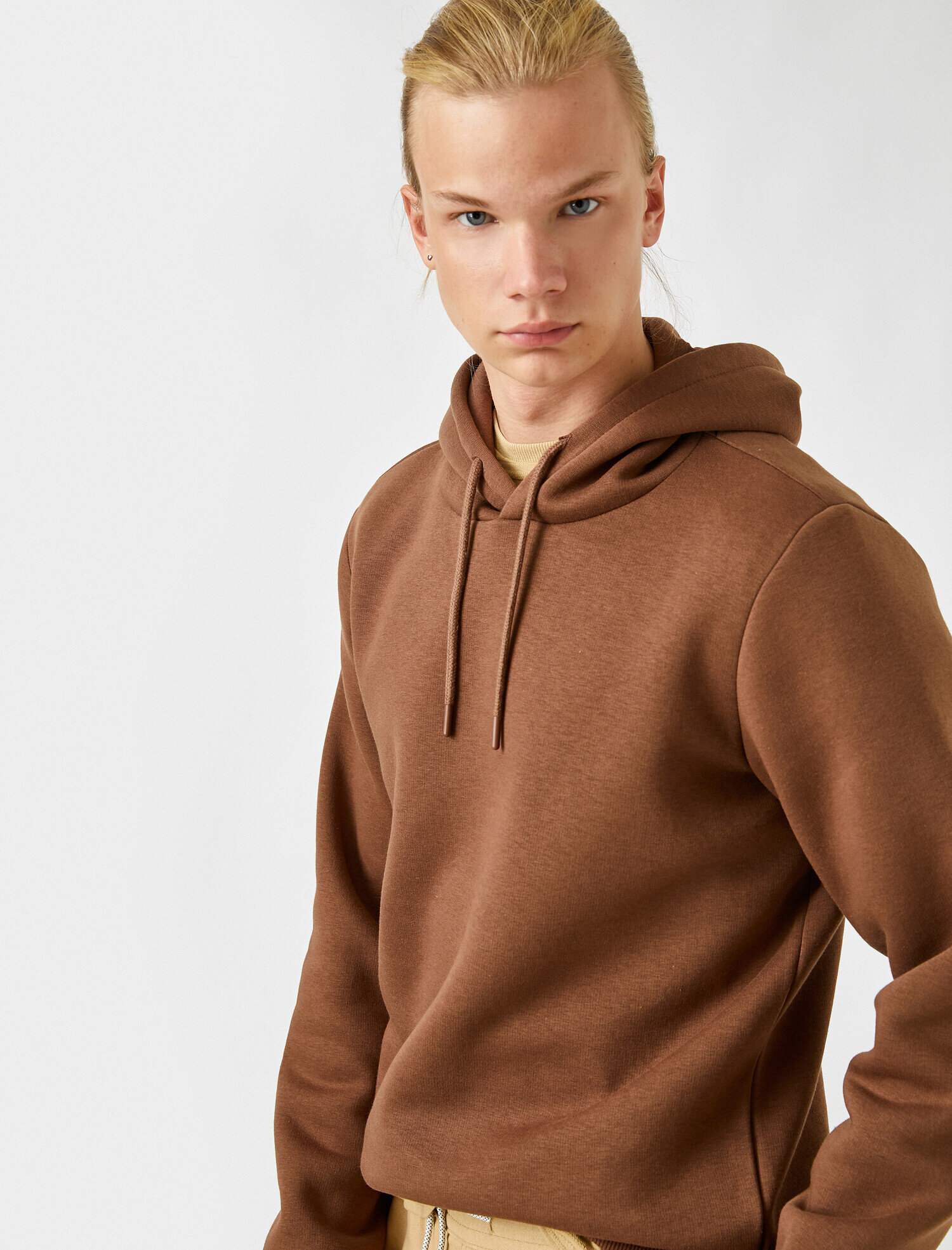   Basic Kapüşonlu Sweatshirt