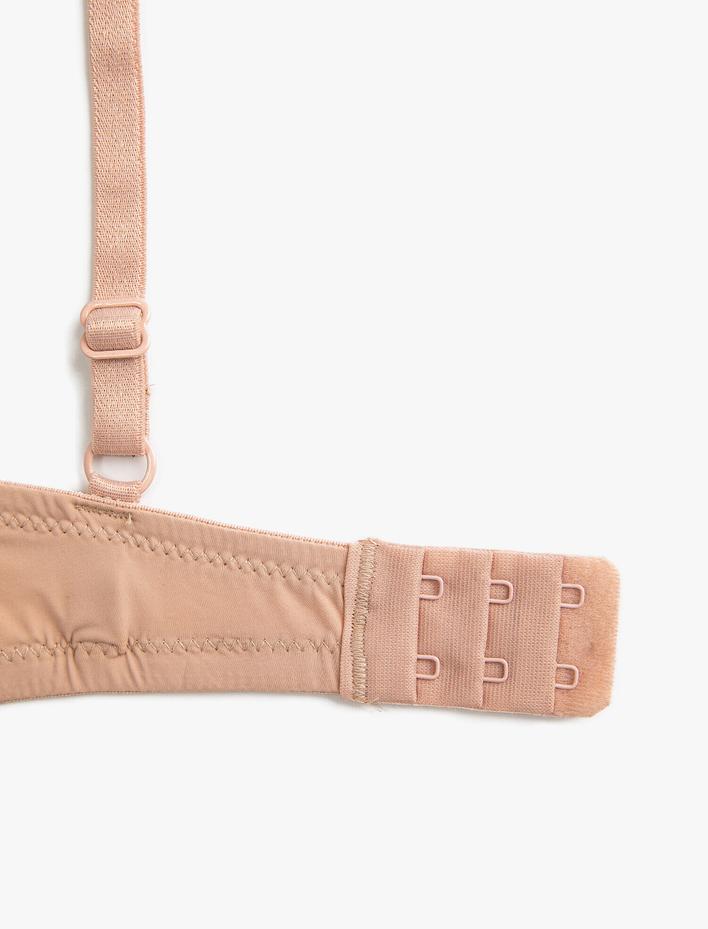  Destekli Sütyen Ekstra Dolgulu Kaplı Balenli