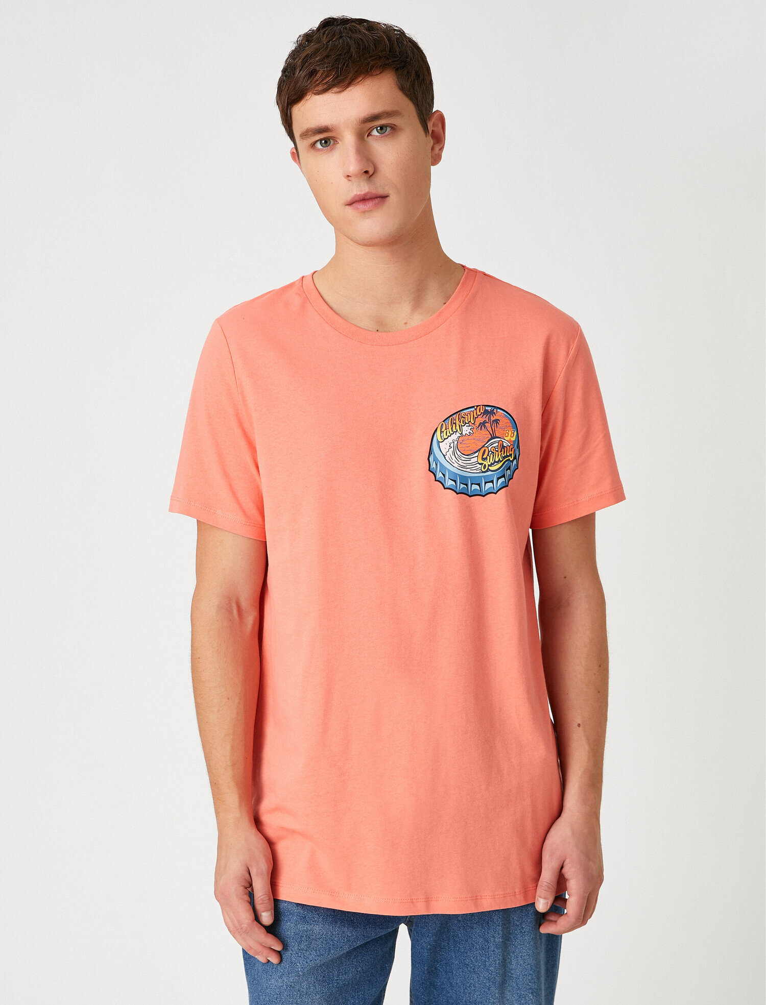   California Baskılı Tişört