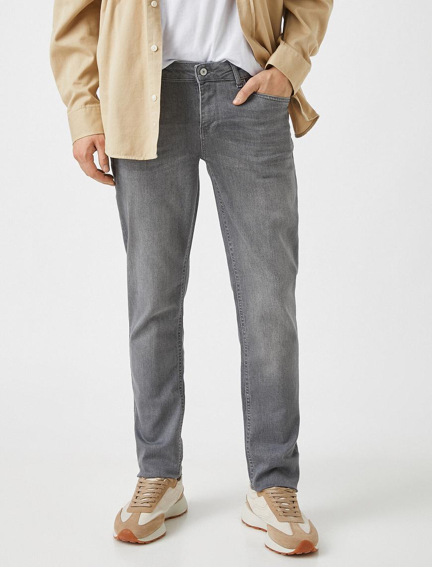   Slim Fit Kot Pantolon - Brad Jean