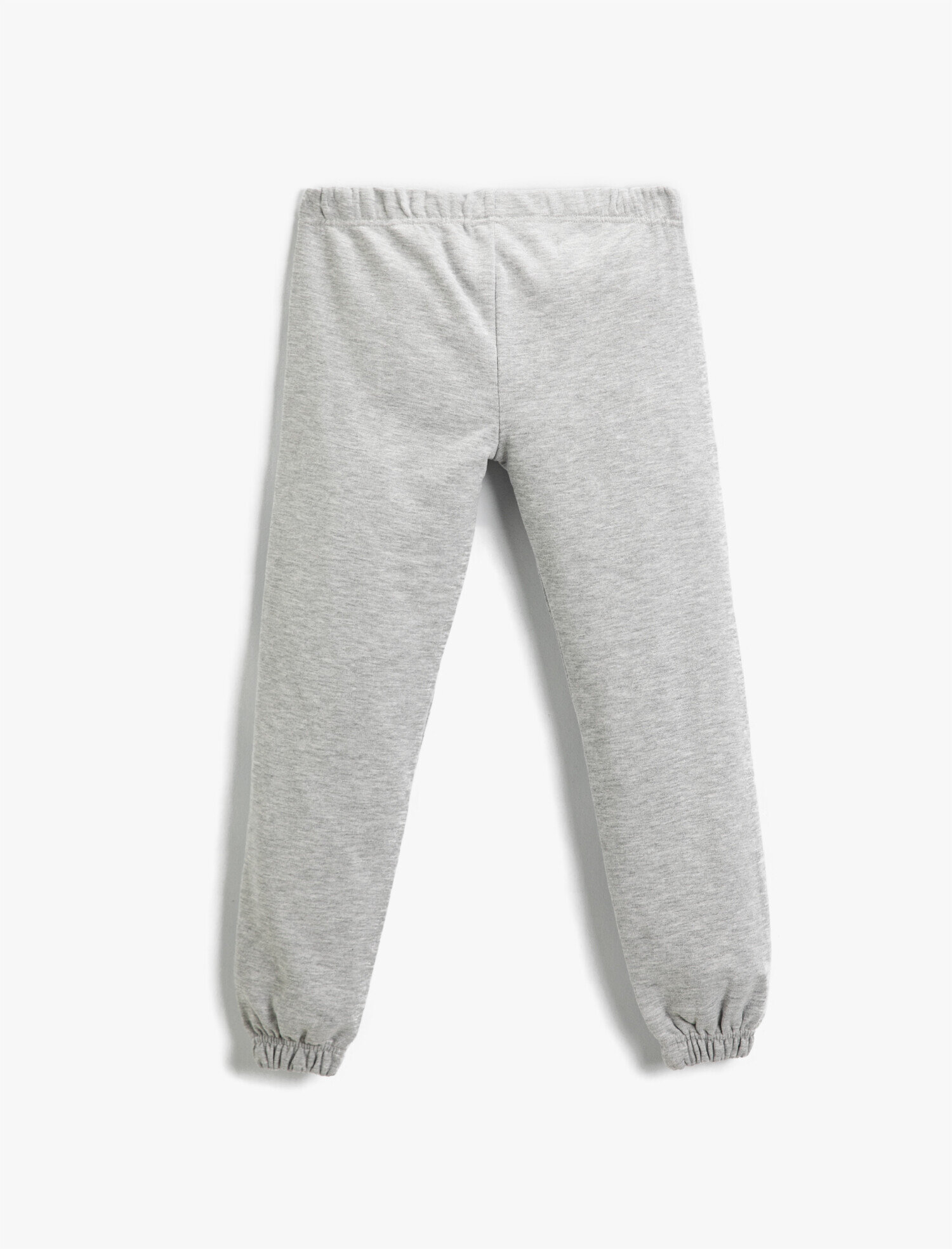  Kız Çocuk Basic Fiyonklu Jogger Eşofman Altı Pamuklu