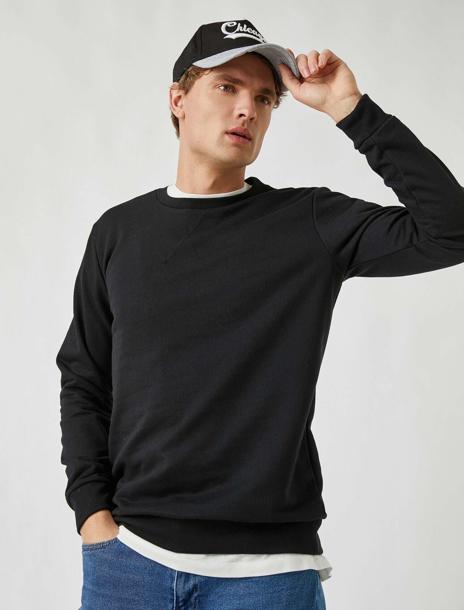   Basic Sweatshirt Pamuklu