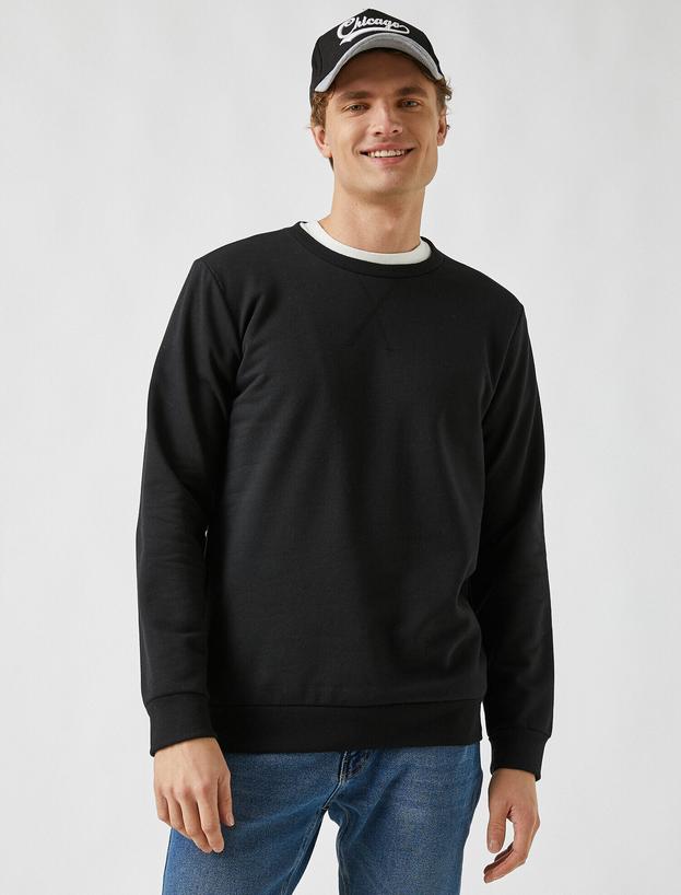   Basic Sweatshirt Pamuklu
