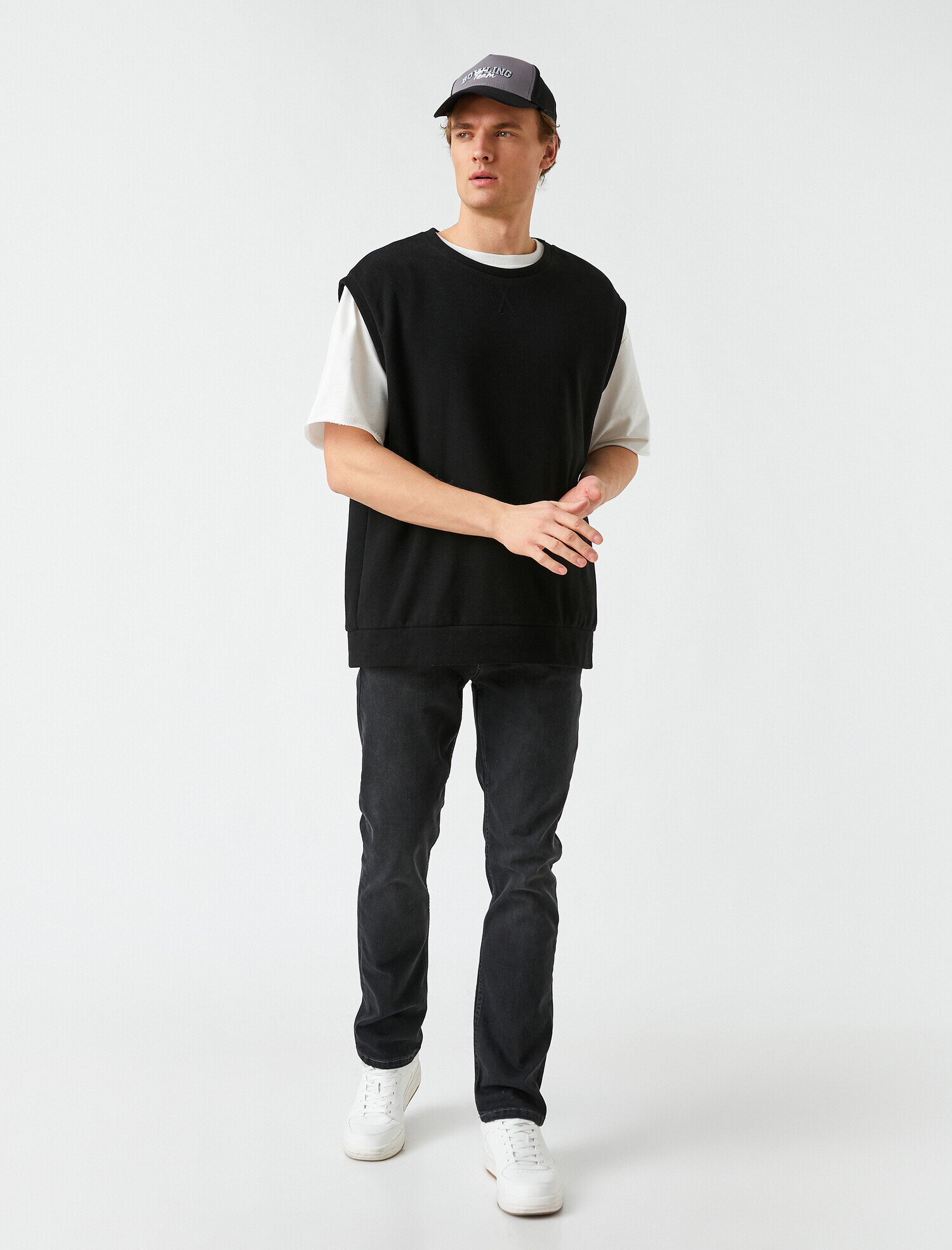   Straight Fit Boru Paça Kot Pantolon - Mark Jean