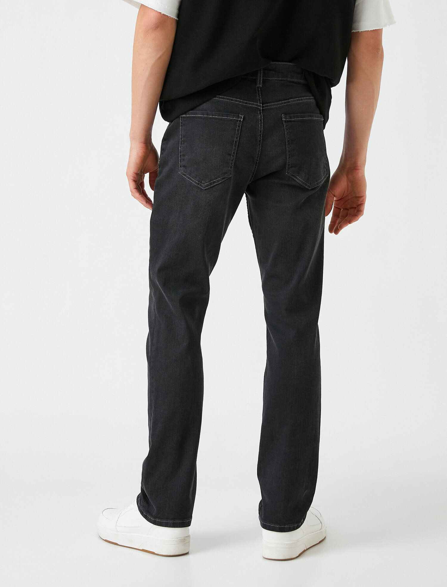   Straight Fit Boru Paça Kot Pantolon - Mark Jean