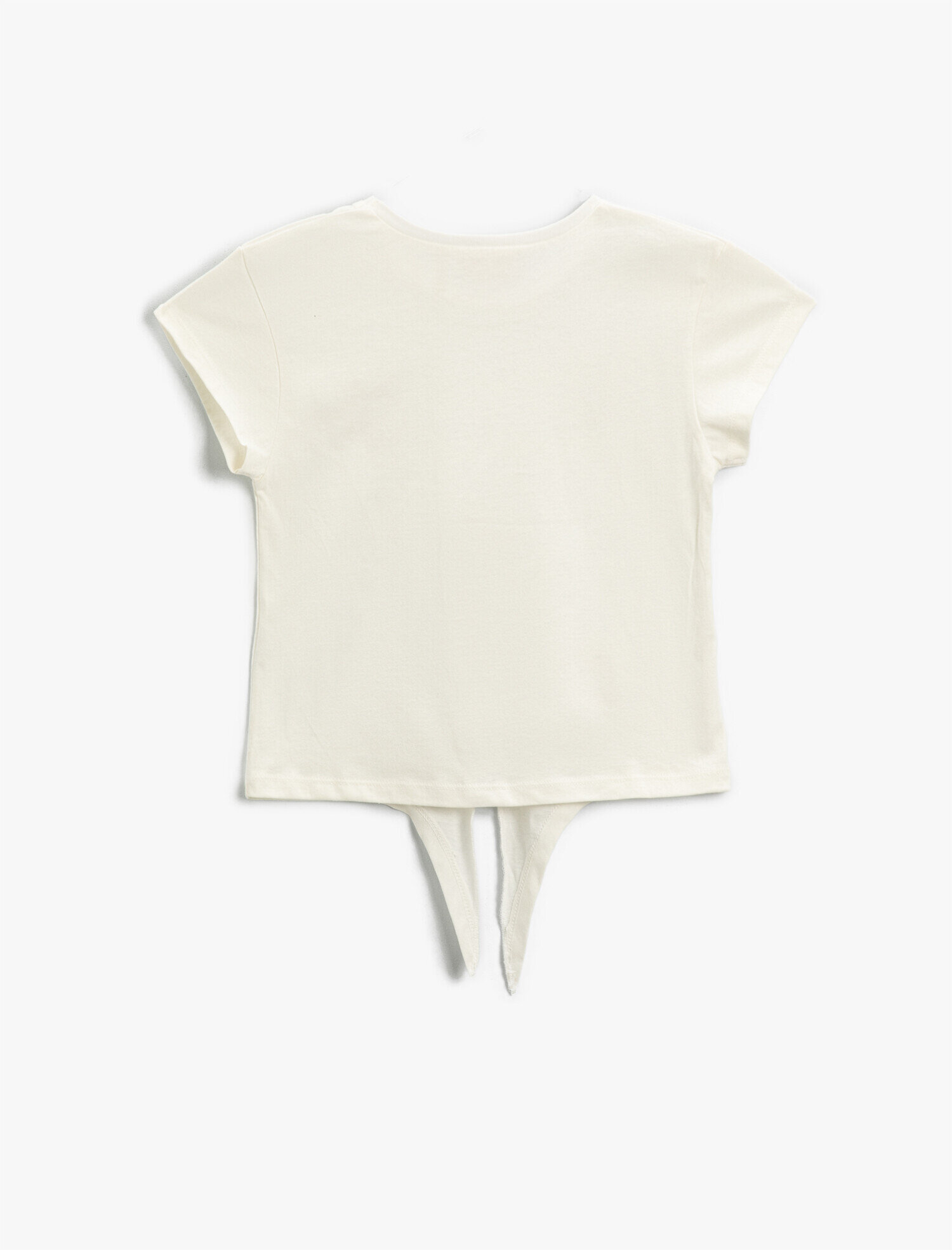  Kız Çocuk Papatya İşlemeli Tişört Pamuklu