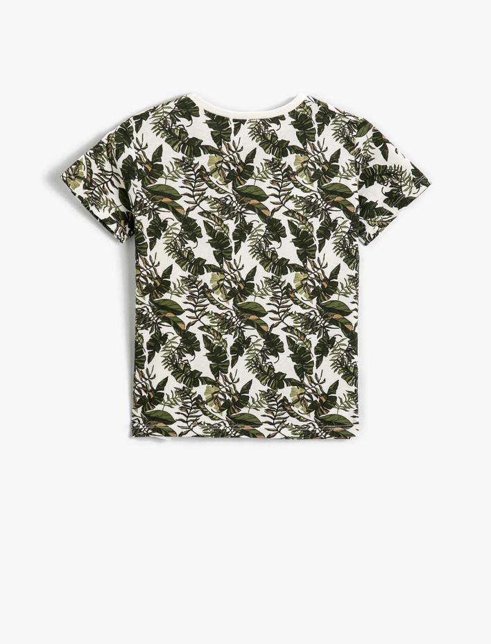 Erkek Çocuk Yaparak Baskılı Kısa Kollu Tişört Pamuklu