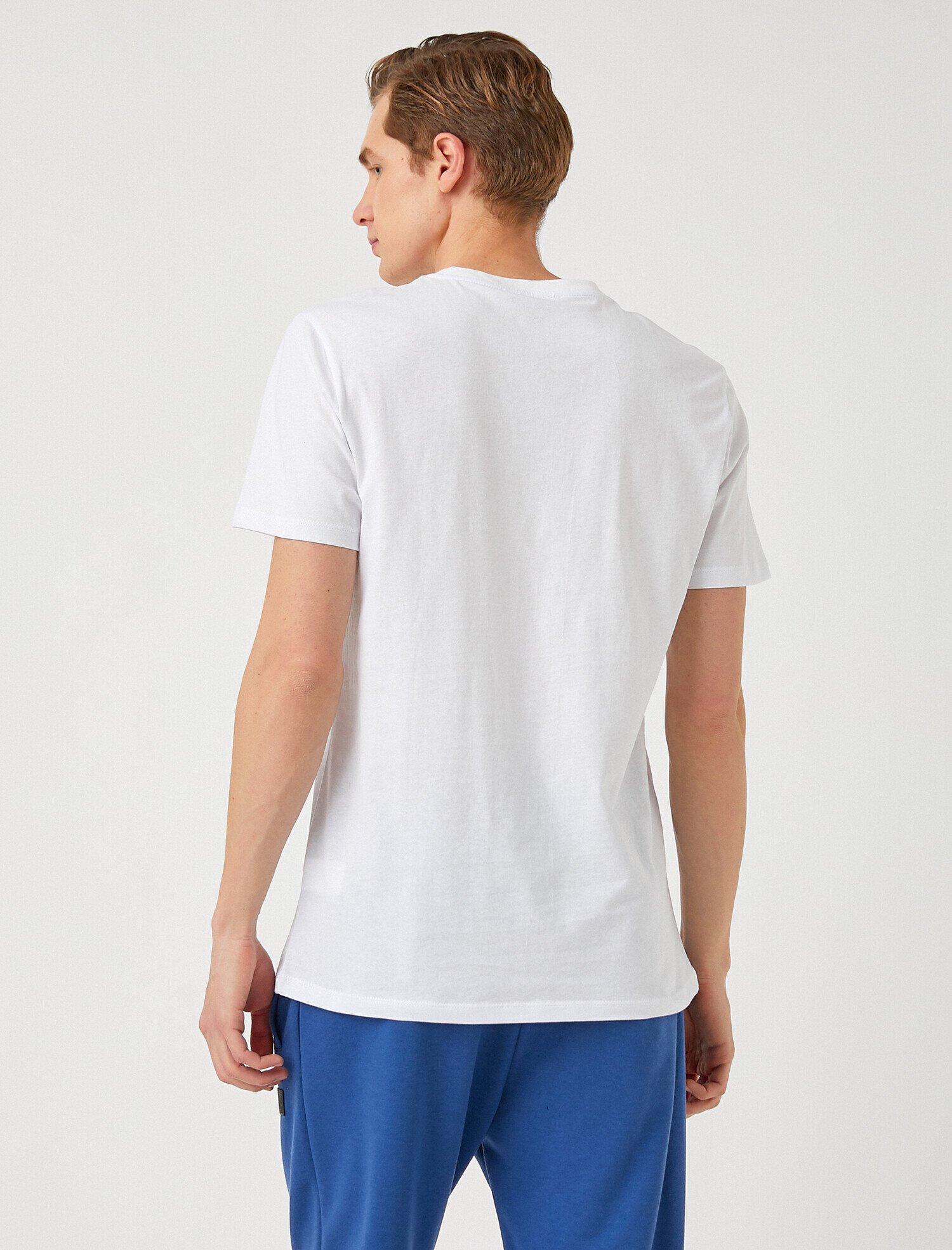   Slim Fit Baskılı Tişört