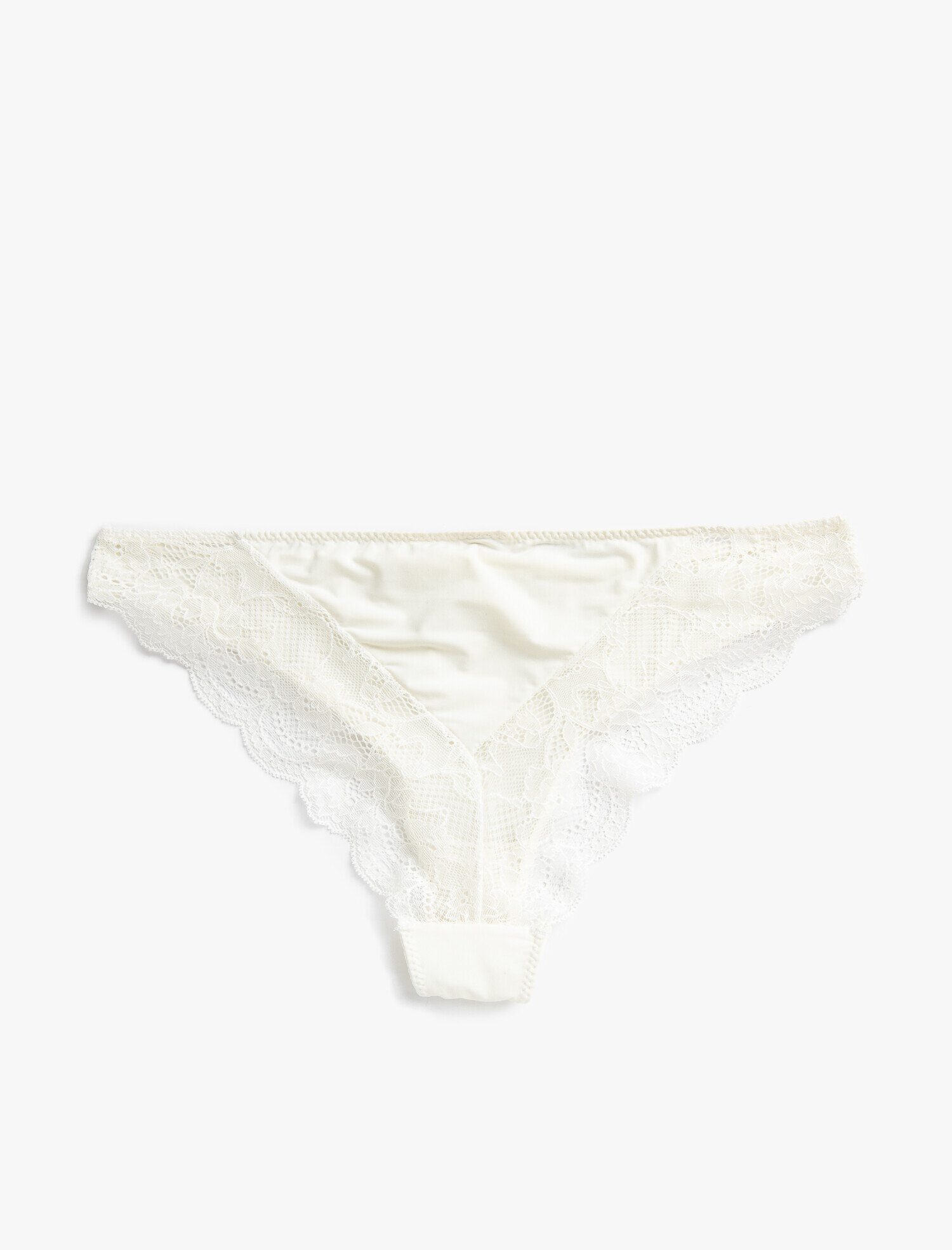   Arkası Dantelli Brief Külot