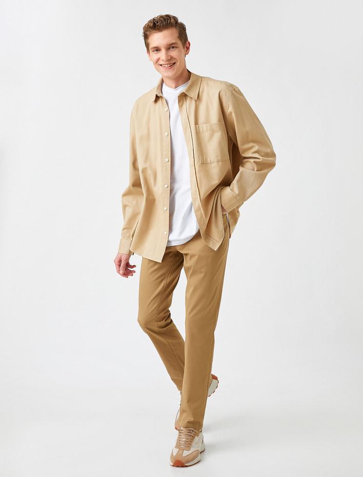  Slim Fit Basic Pantolon
