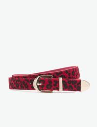 Leopar Desenli Kemer