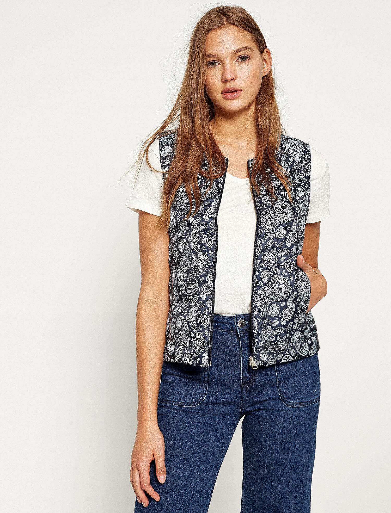   Desenli Şişme Yelek