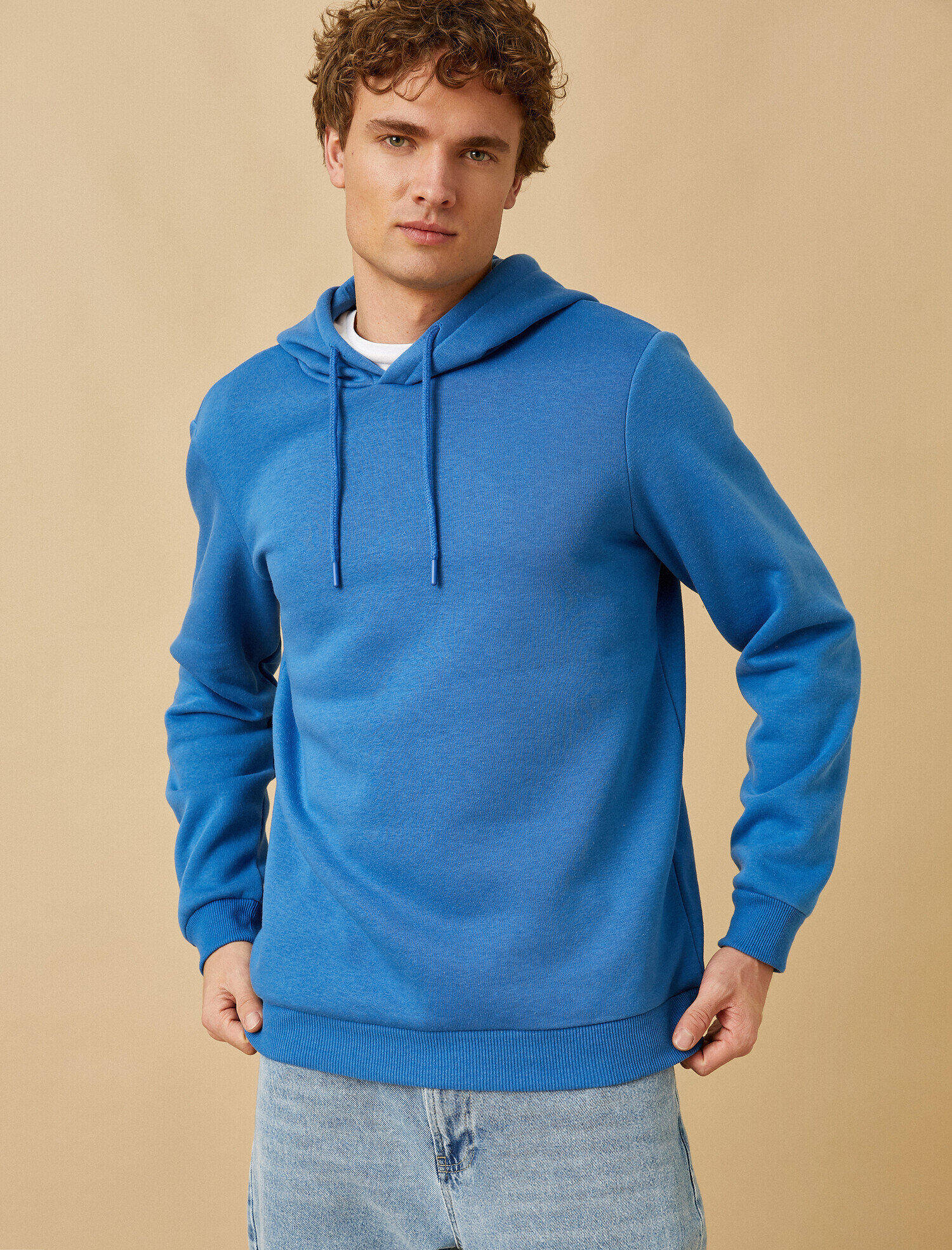   Basic Kapüşonlu Sweatshirt