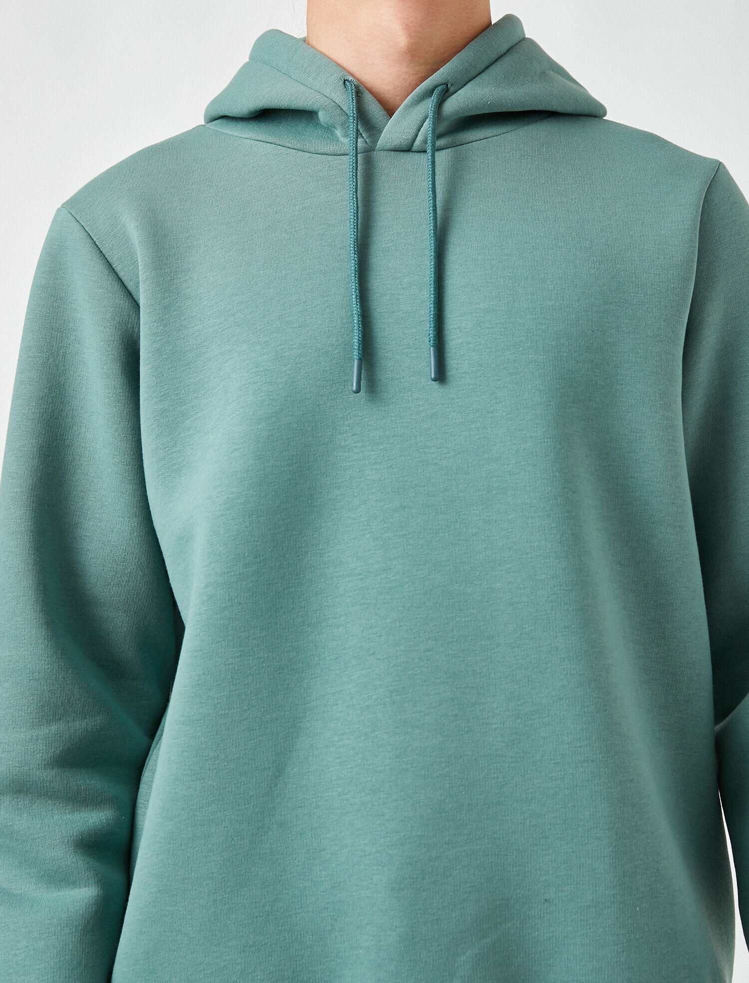   Basic Kapüşonlu Sweatshirt