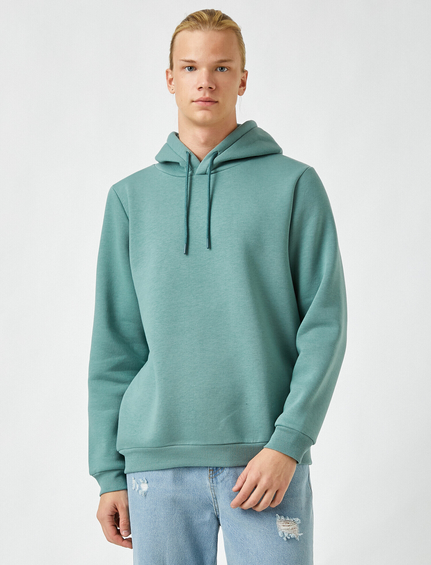   Basic Kapüşonlu Sweatshirt