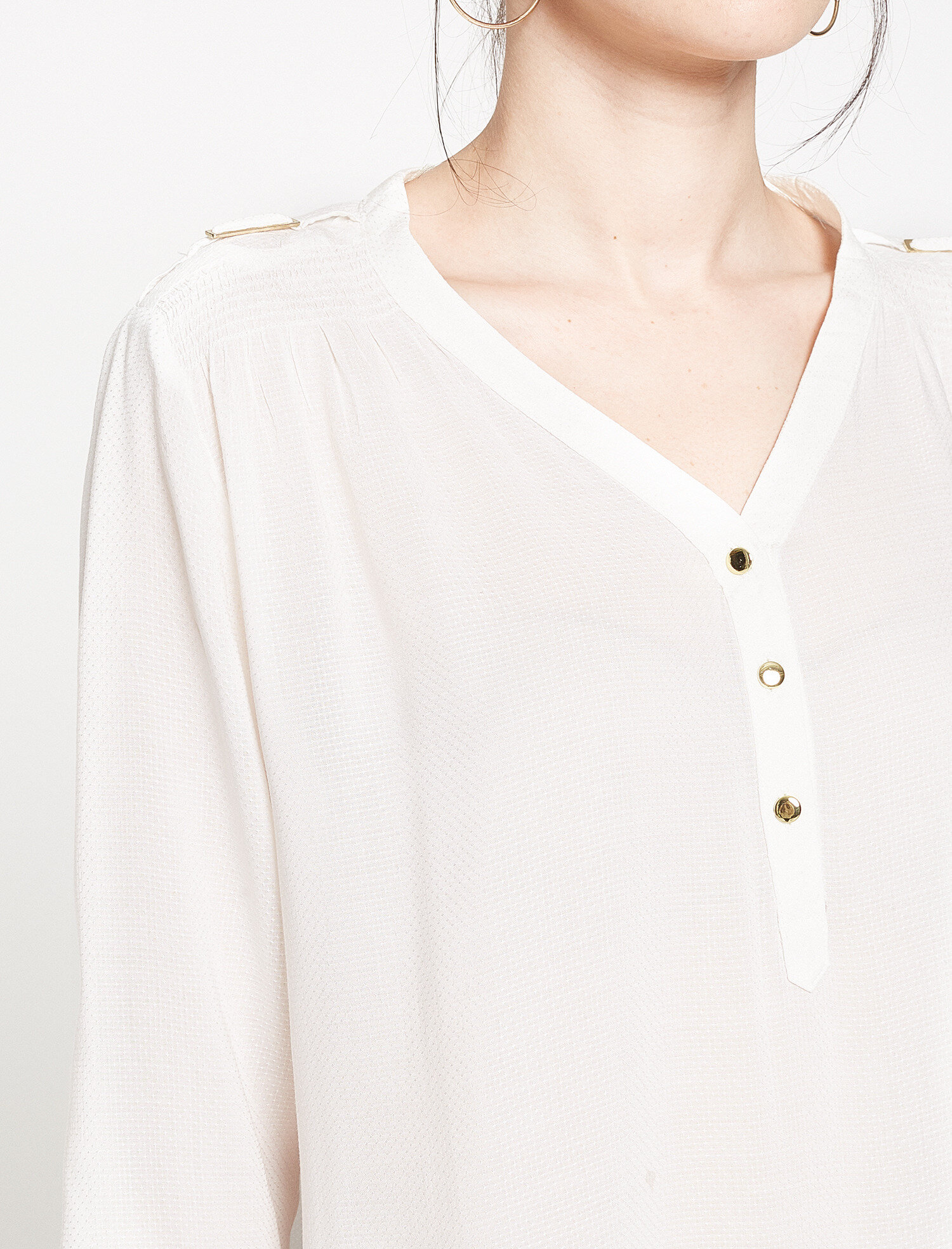   Koton Plus Omuz Detaylı Bluz