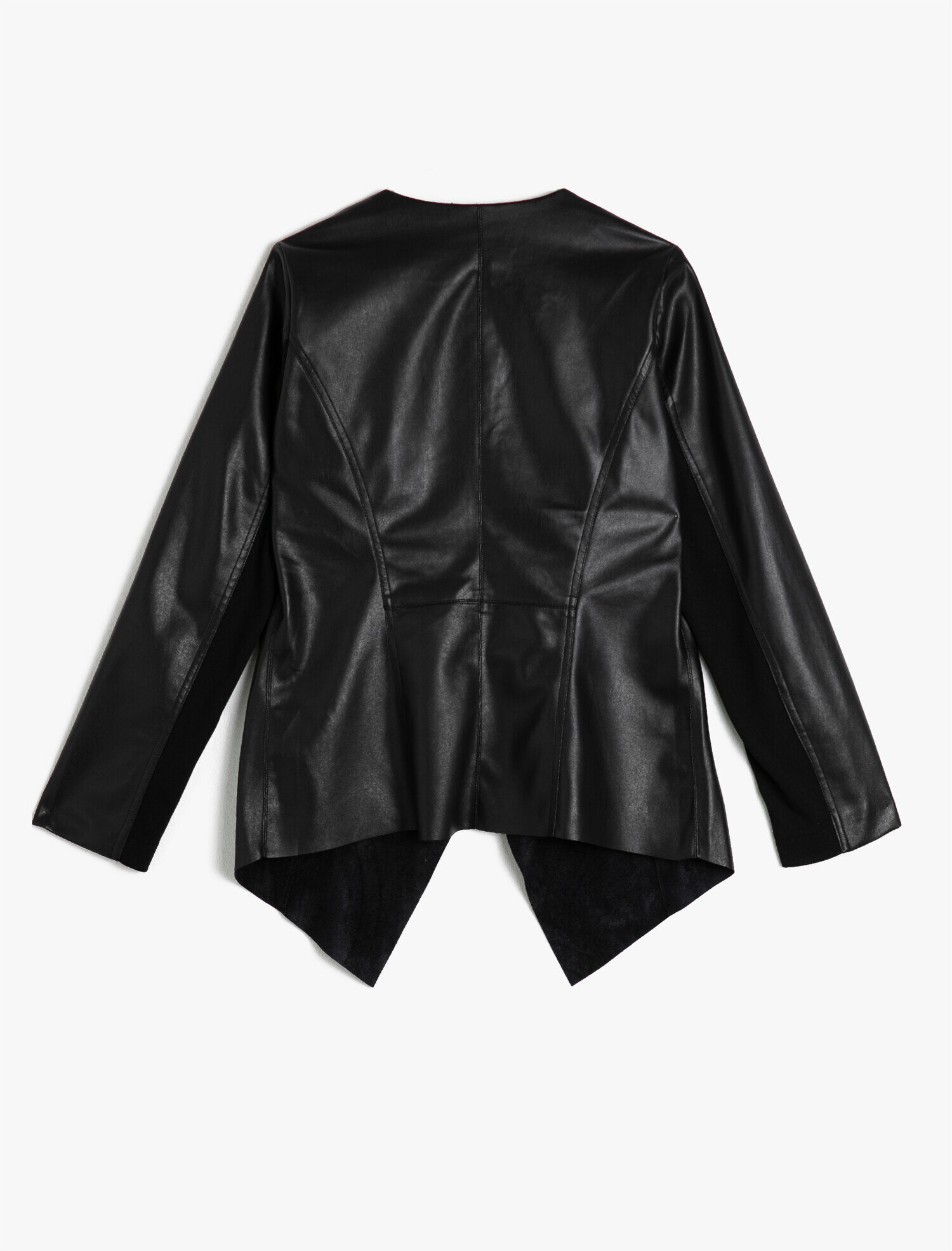   Koton Plus Deri Görünümlü Ceket