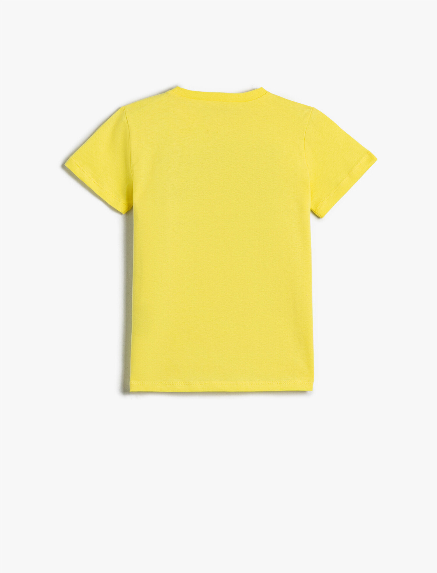  Erkek Çocuk Kısa Kollu Tişört Pamuklu Slogan Baskılı