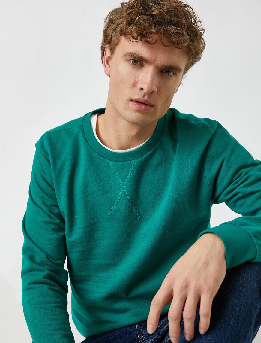   Basic Sweatshirt Pamuklu