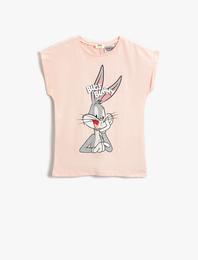 Bugs Bunny Lisanslı Baskılı Tişört Pamuklu