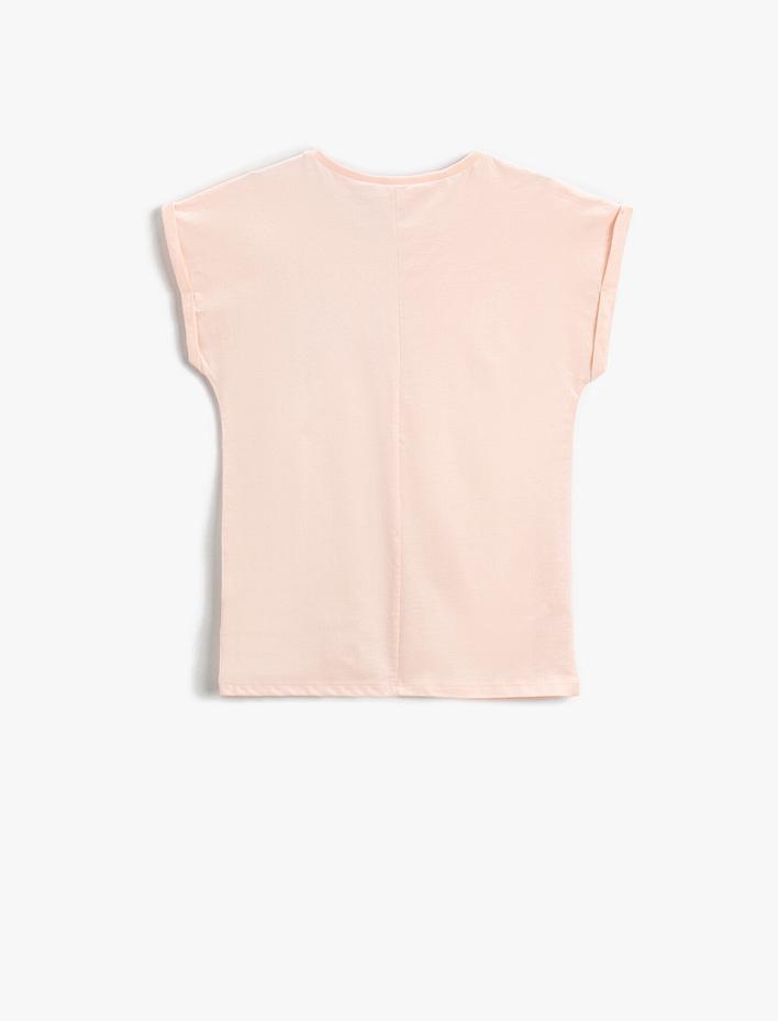 Kız Çocuk Bugs Bunny Lisanslı Baskılı Tişört Pamuklu