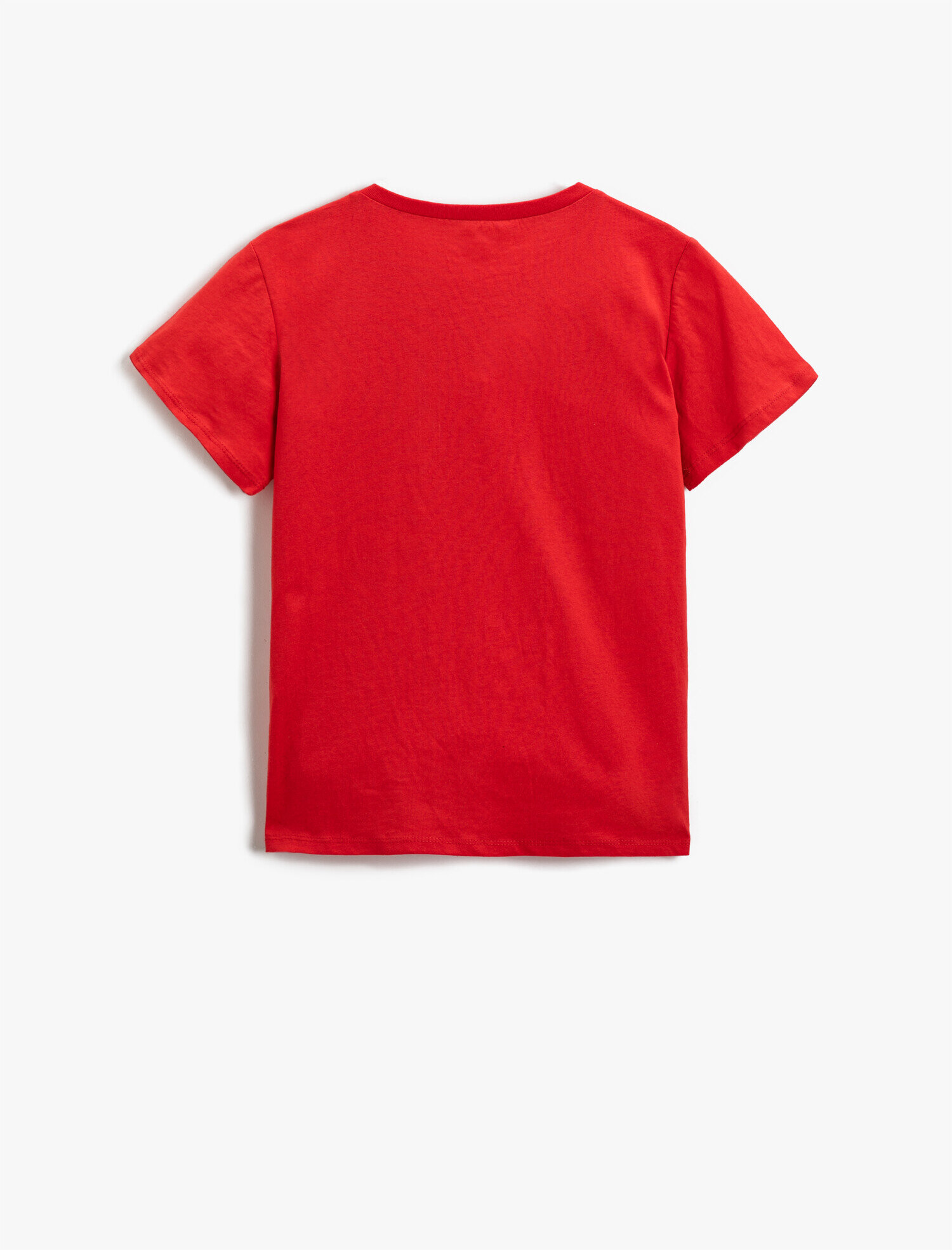  Erkek Çocuk Slogan Baskılı Kısa Kollu Tişört Pamuklu