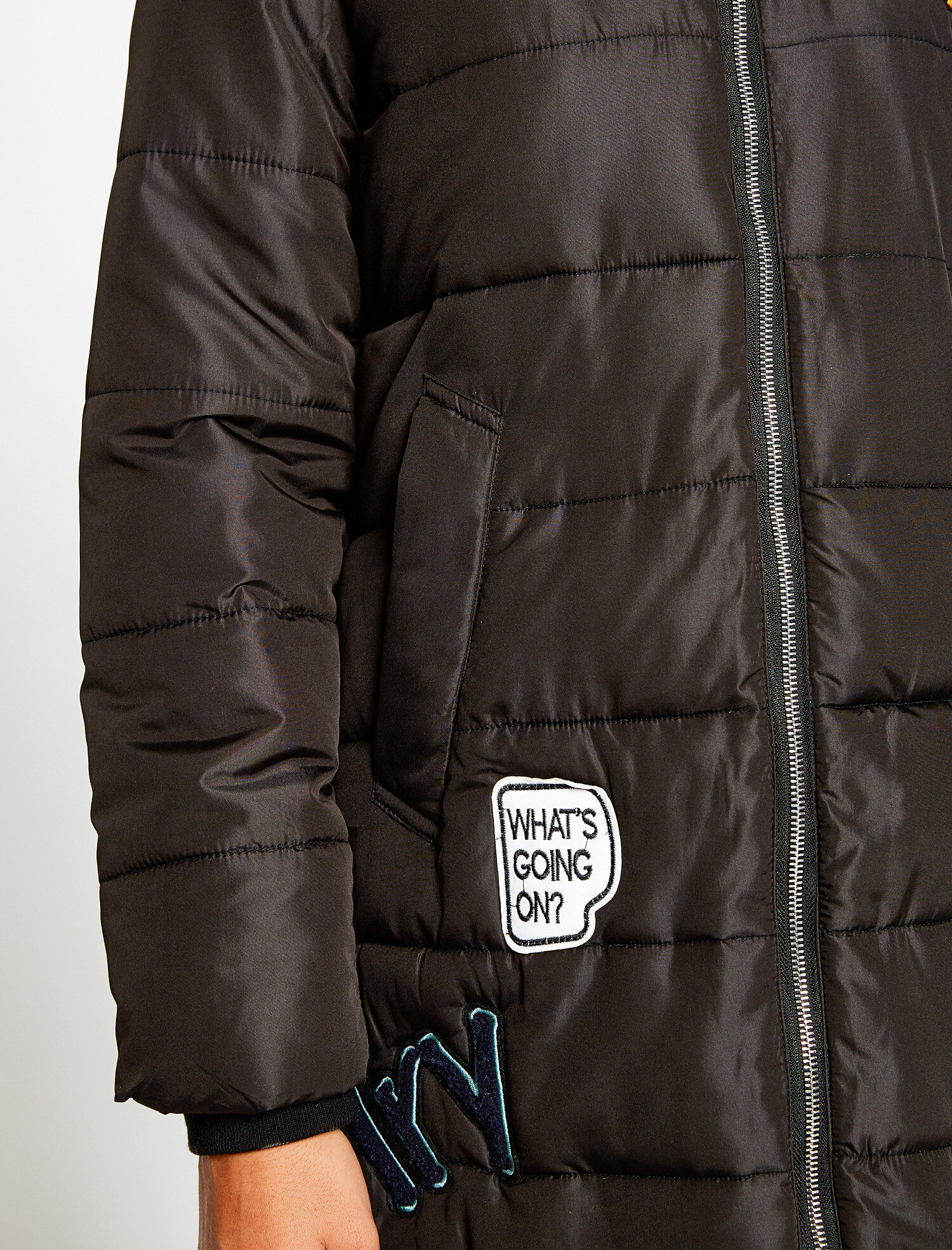 Suni Kürk Kapüşonlu Kaban