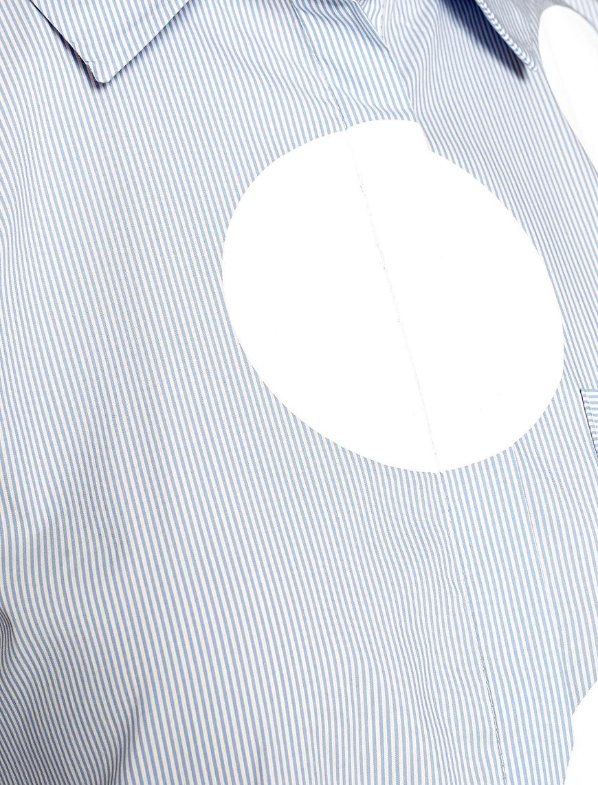   Puantiye Detaylı Gömlek Tunik