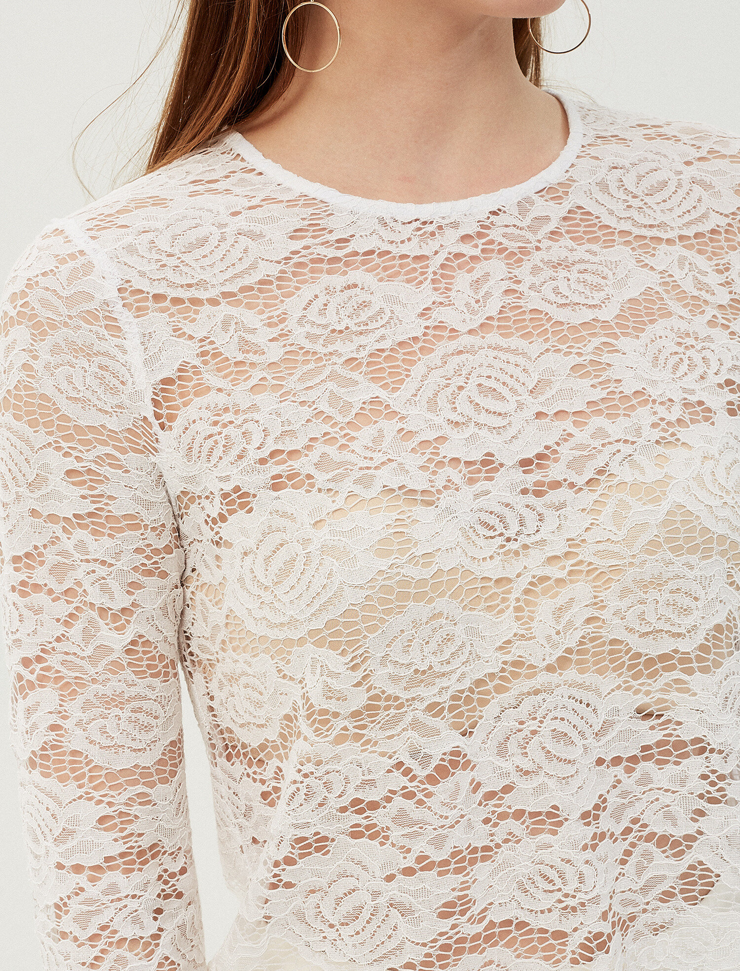   Dantel Detaylı T-Shirt