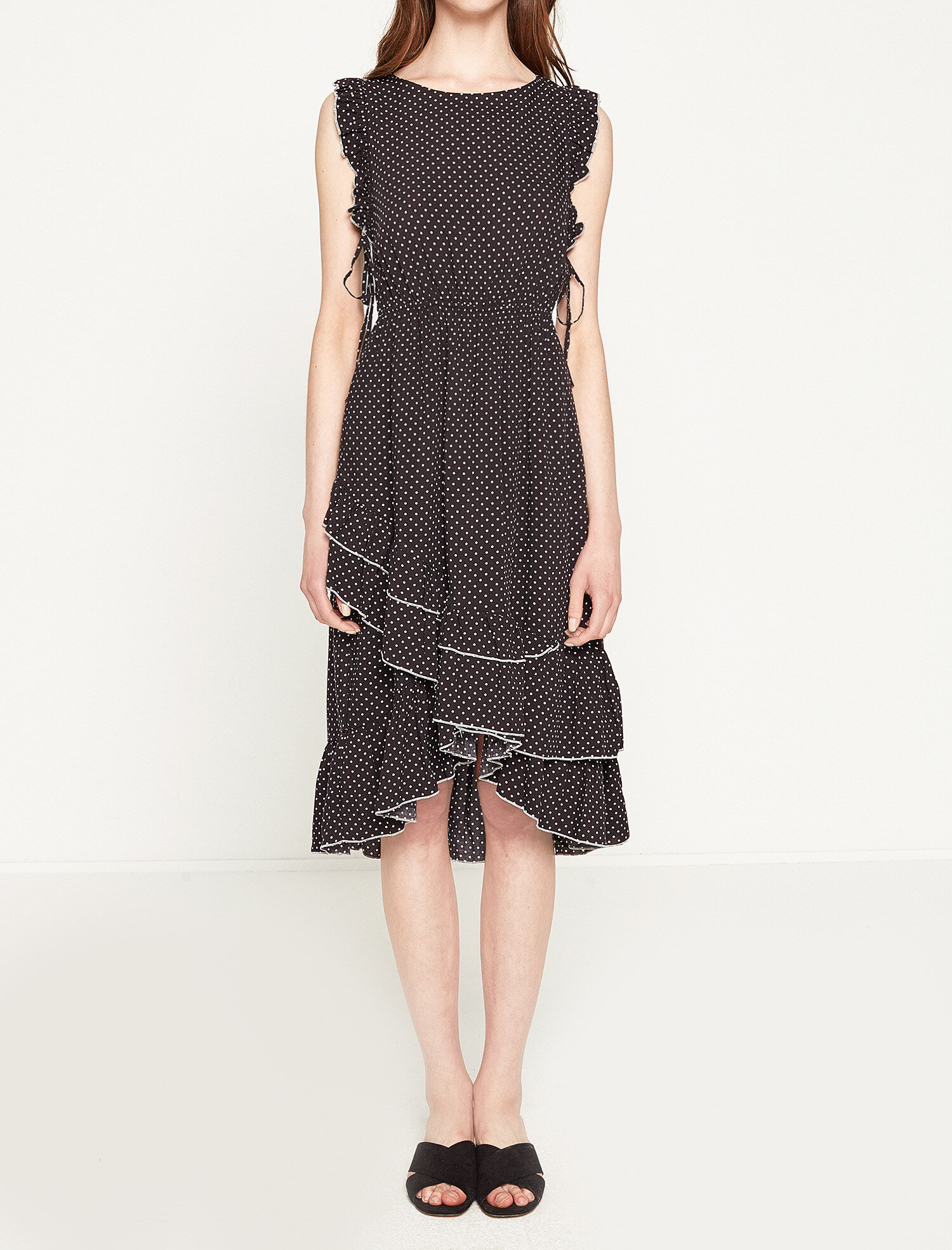   Fırfır Detaylı Elbise