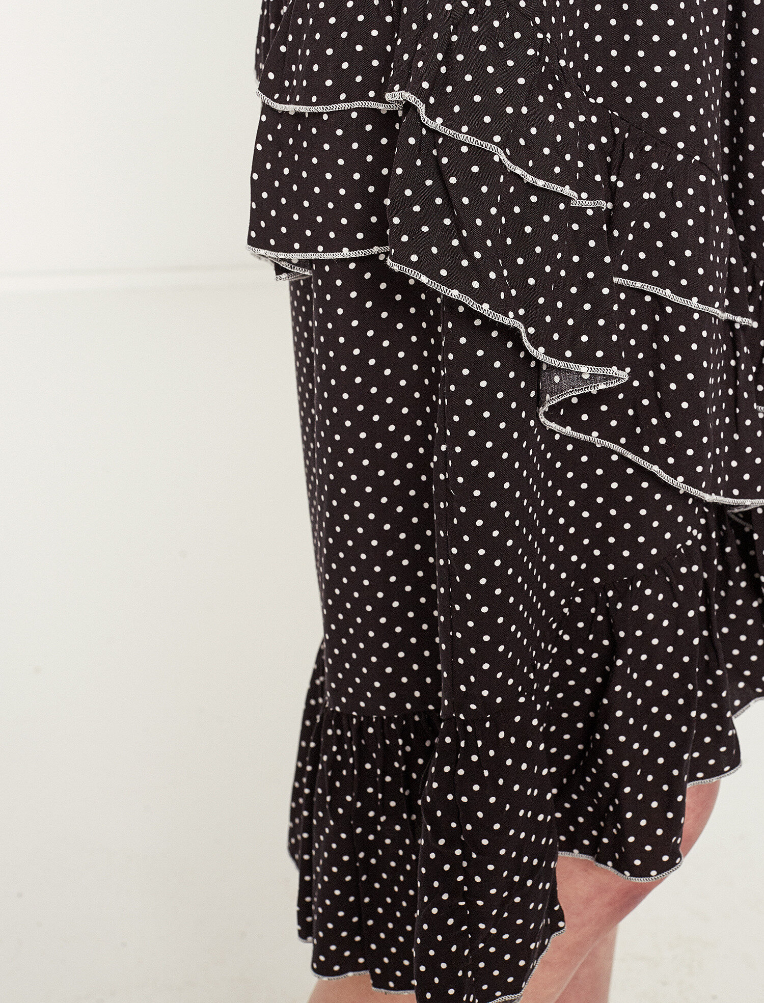   Fırfır Detaylı Elbise