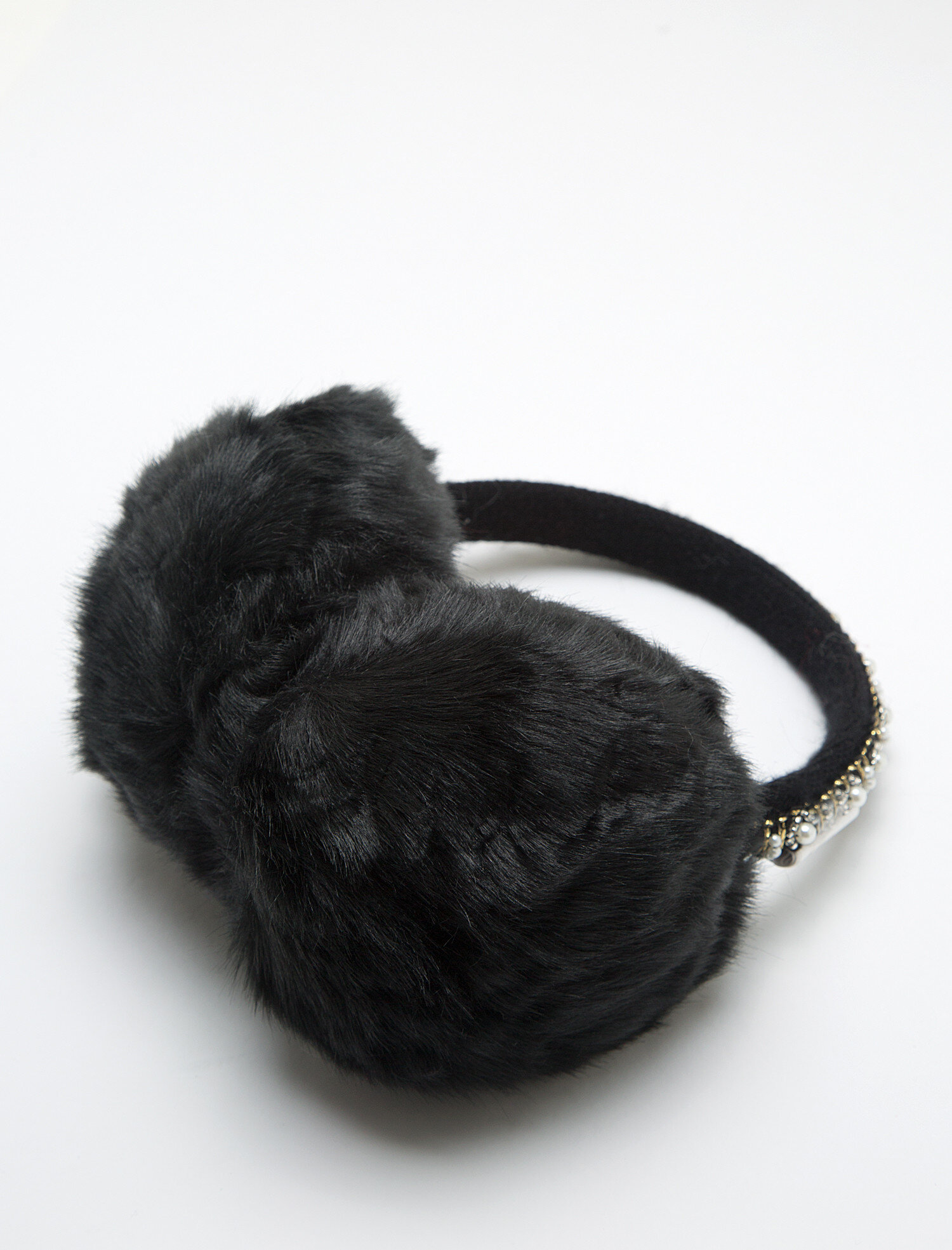  Kadın Suni Kürk Detaylı Kulaklık