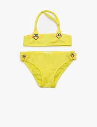 Bikini Takım 2 Parça Yıldız Aplike Detaylı