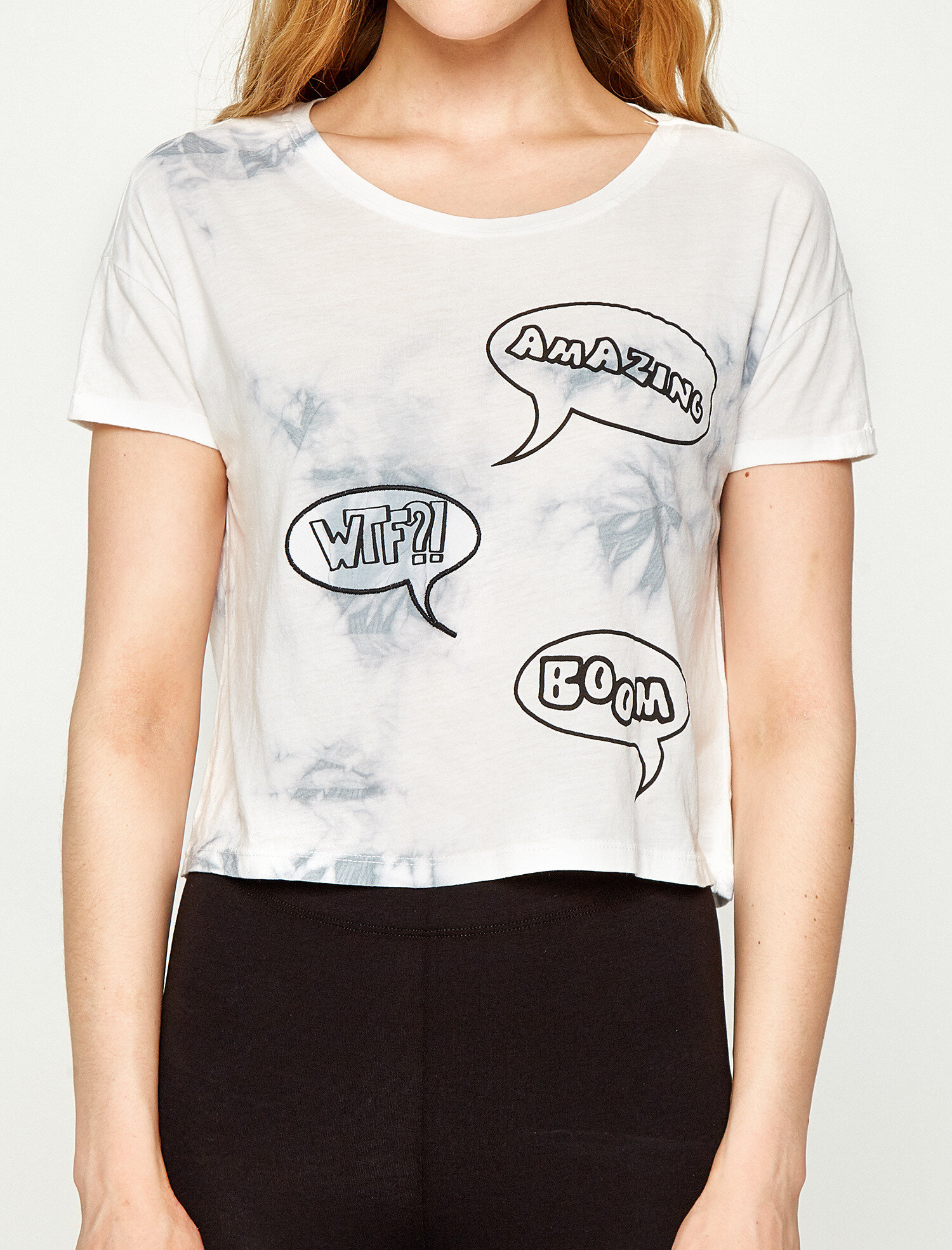   Yazılı Baskılı Tişört