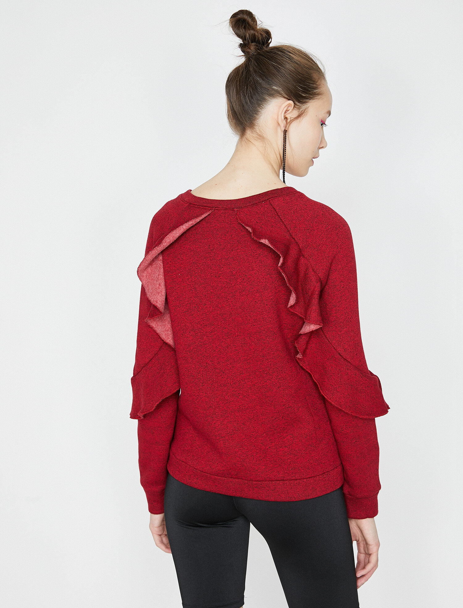   Yazılı Baskılı Sweatshirt