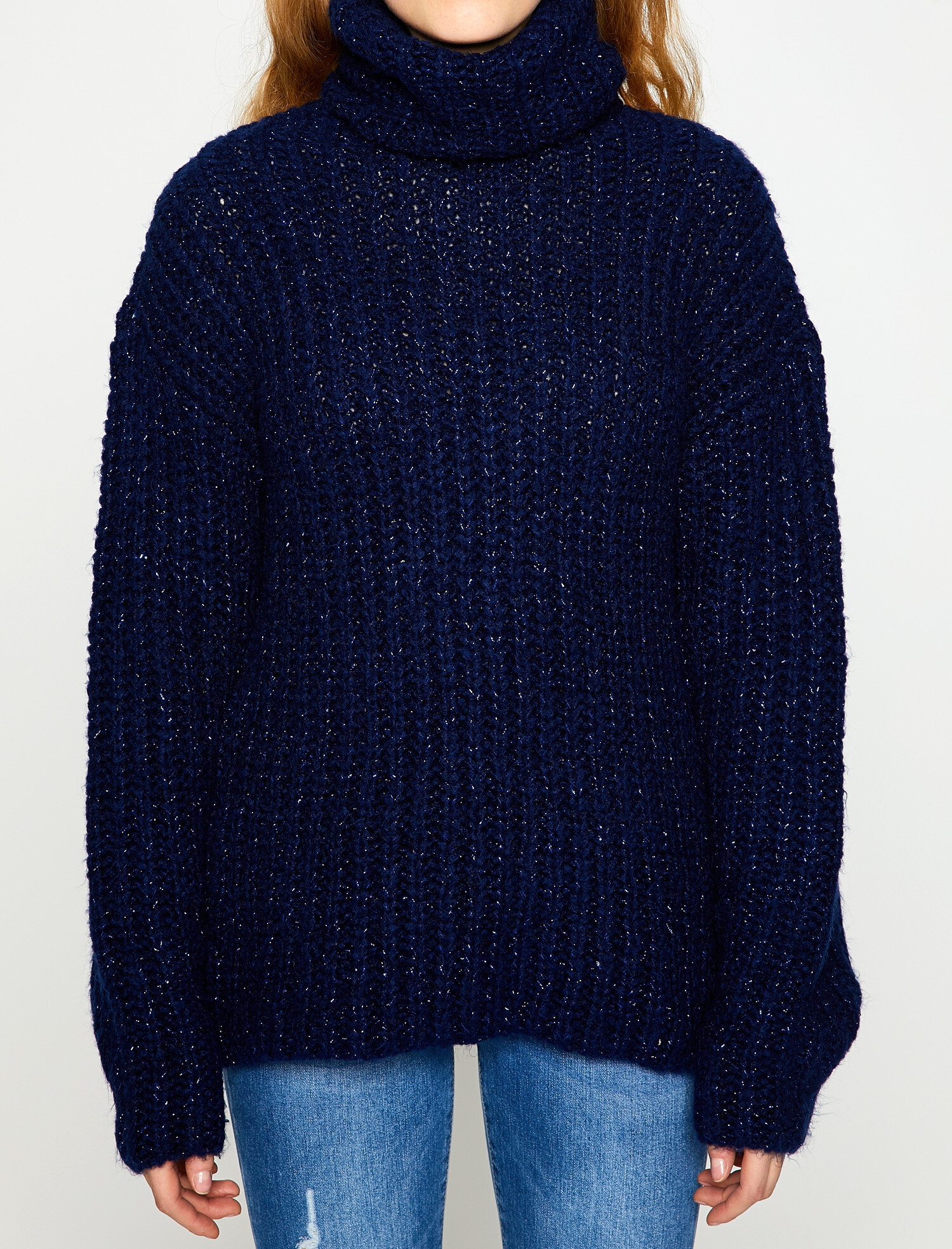   Örgülü Triko Kazak