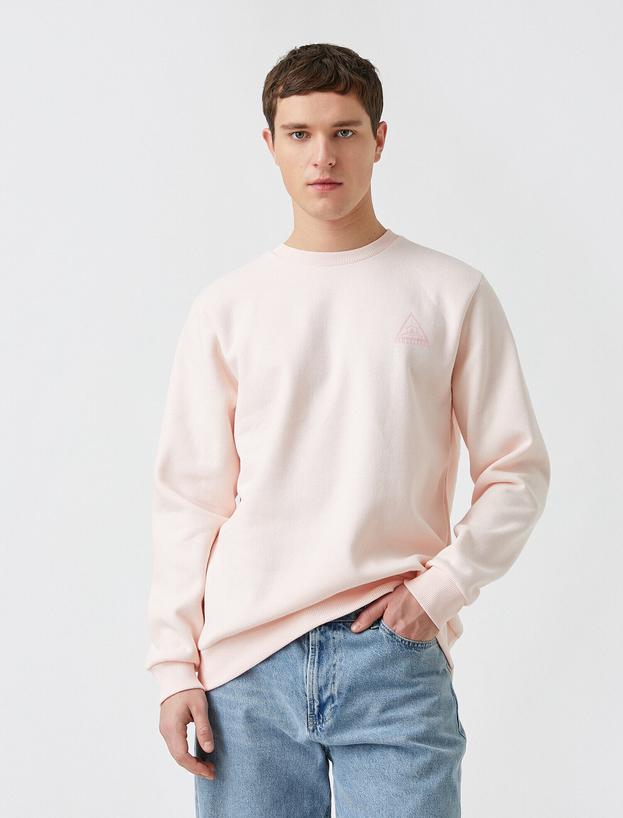   Minimal İşlemeli Sweatshirt